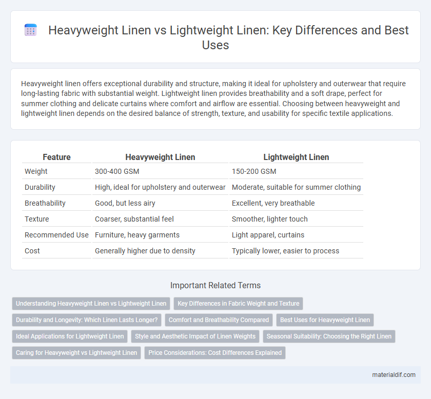 Heavyweight Linen vs Lightweight Linen: Key Differences and Best Uses