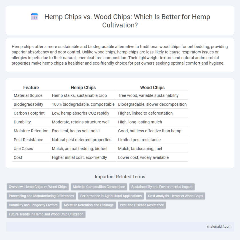 Hemp Chips vs. Wood Chips: Which Is Better for Hemp Cultivation?