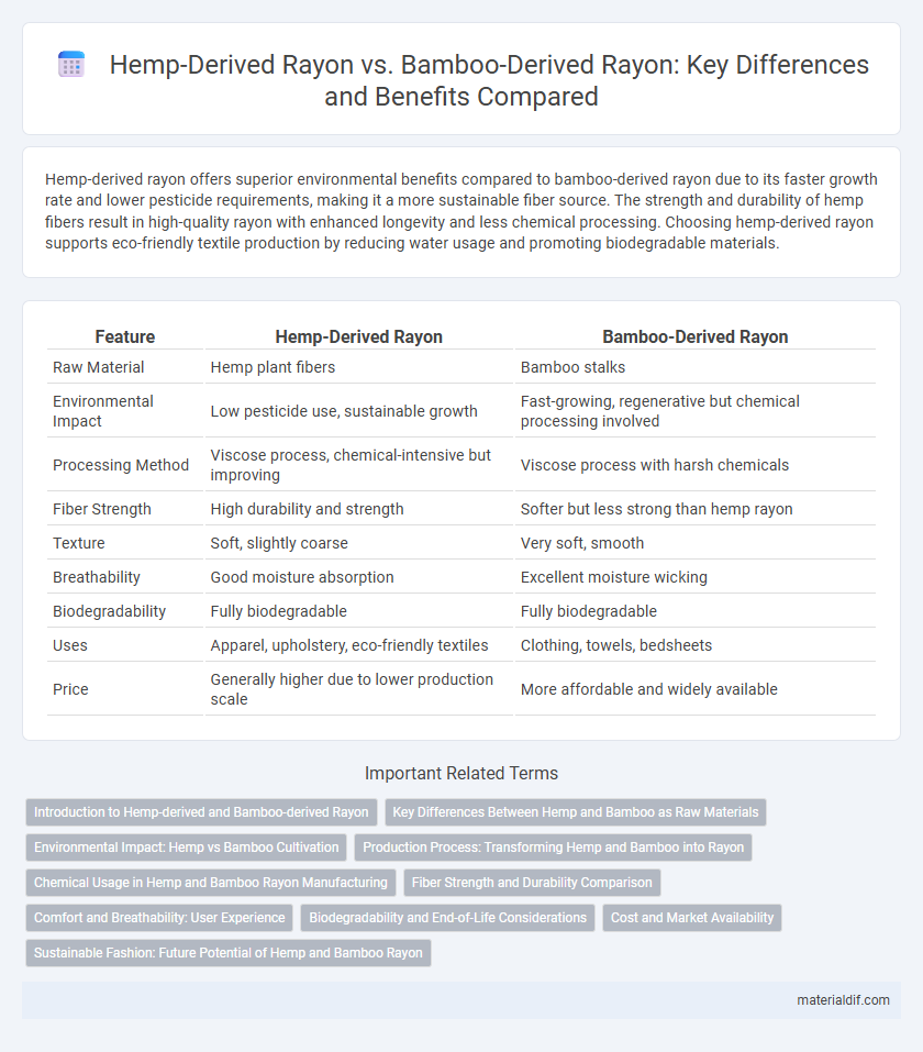 Hemp-Derived Rayon vs. Bamboo-Derived Rayon: Key Differences and Benefits Compared