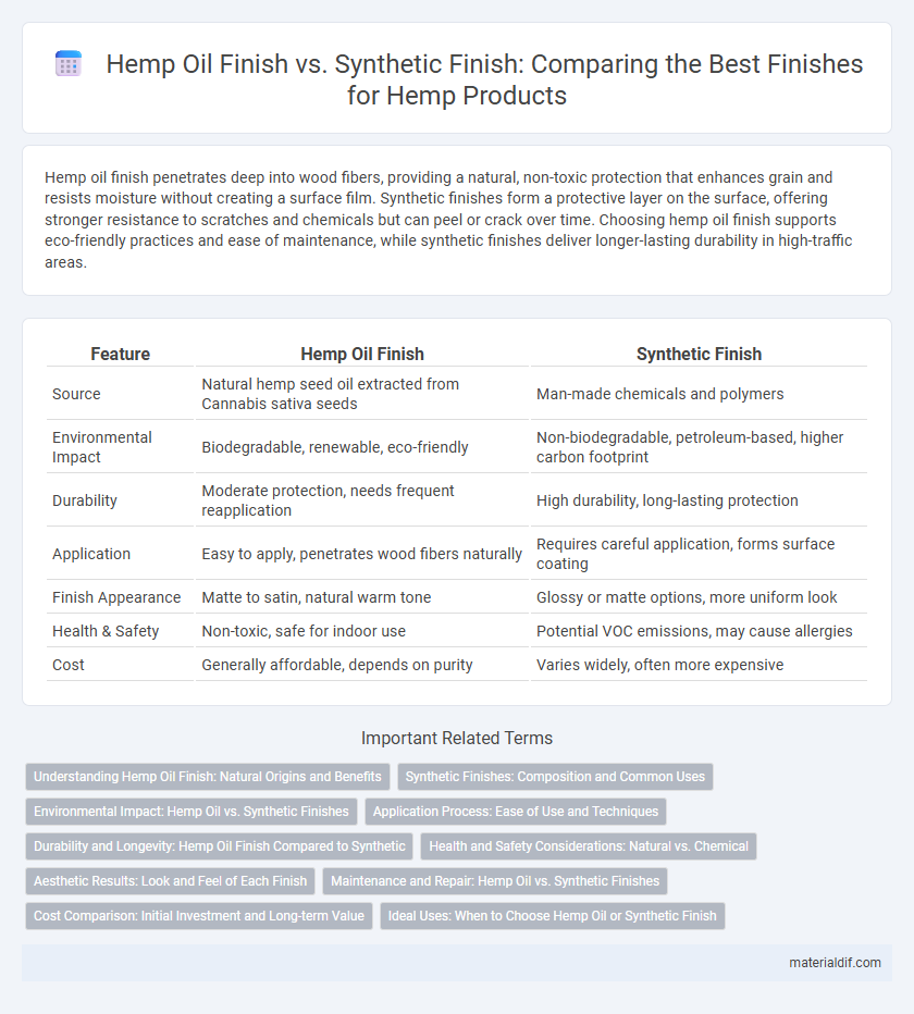 Hemp Oil Finish vs. Synthetic Finish: Comparing the Best Finishes for Hemp Products