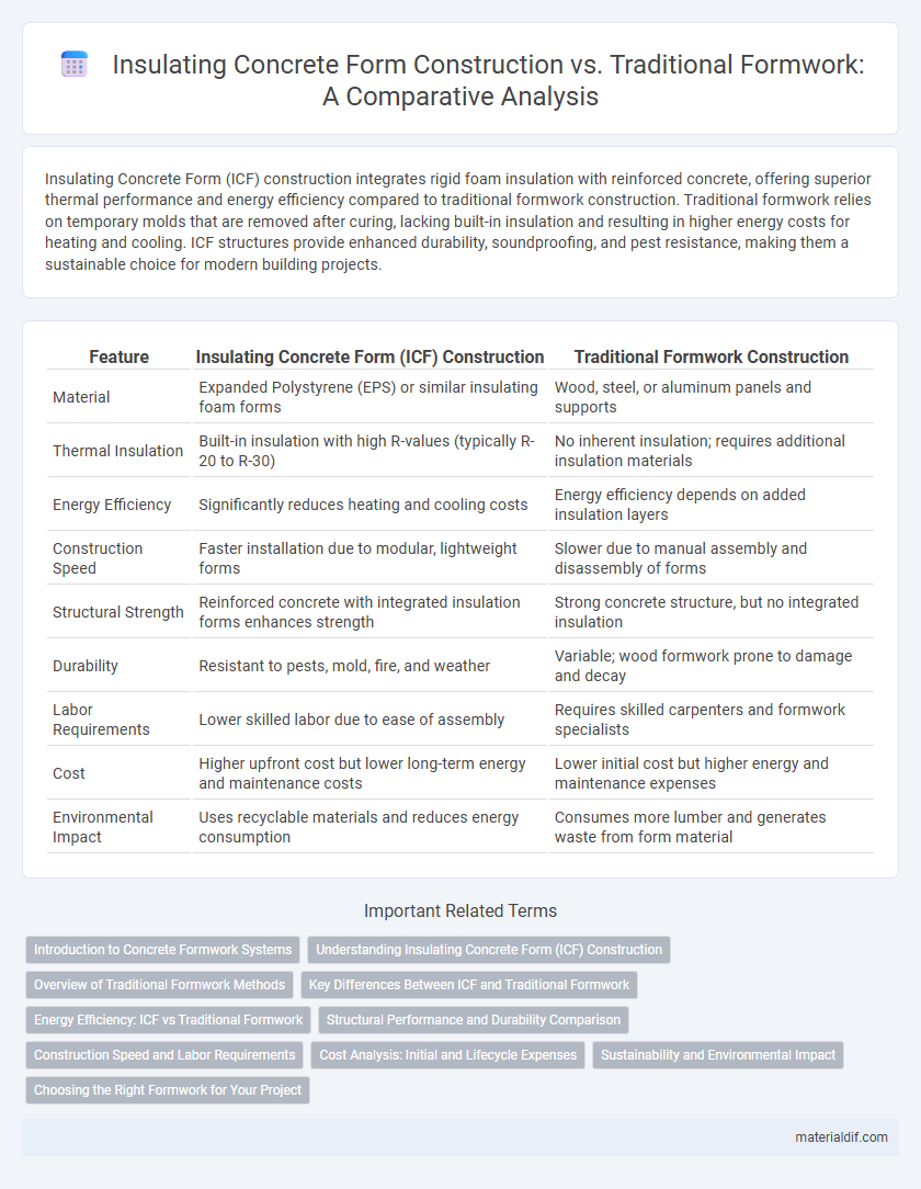 Insulating Concrete Form Construction vs. Traditional Formwork: A Comparative Analysis