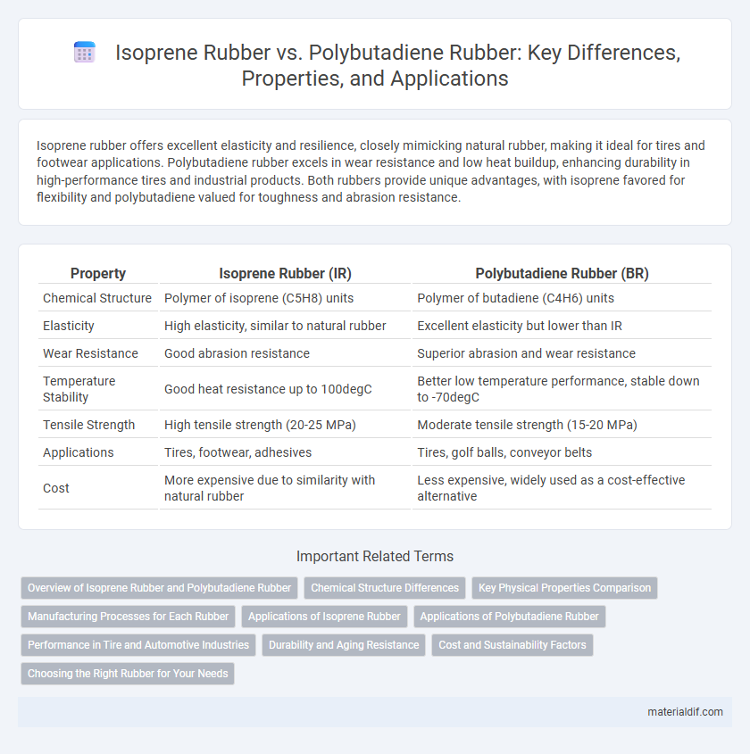 Isoprene Rubber vs. Polybutadiene Rubber: Key Differences, Properties, and Applications