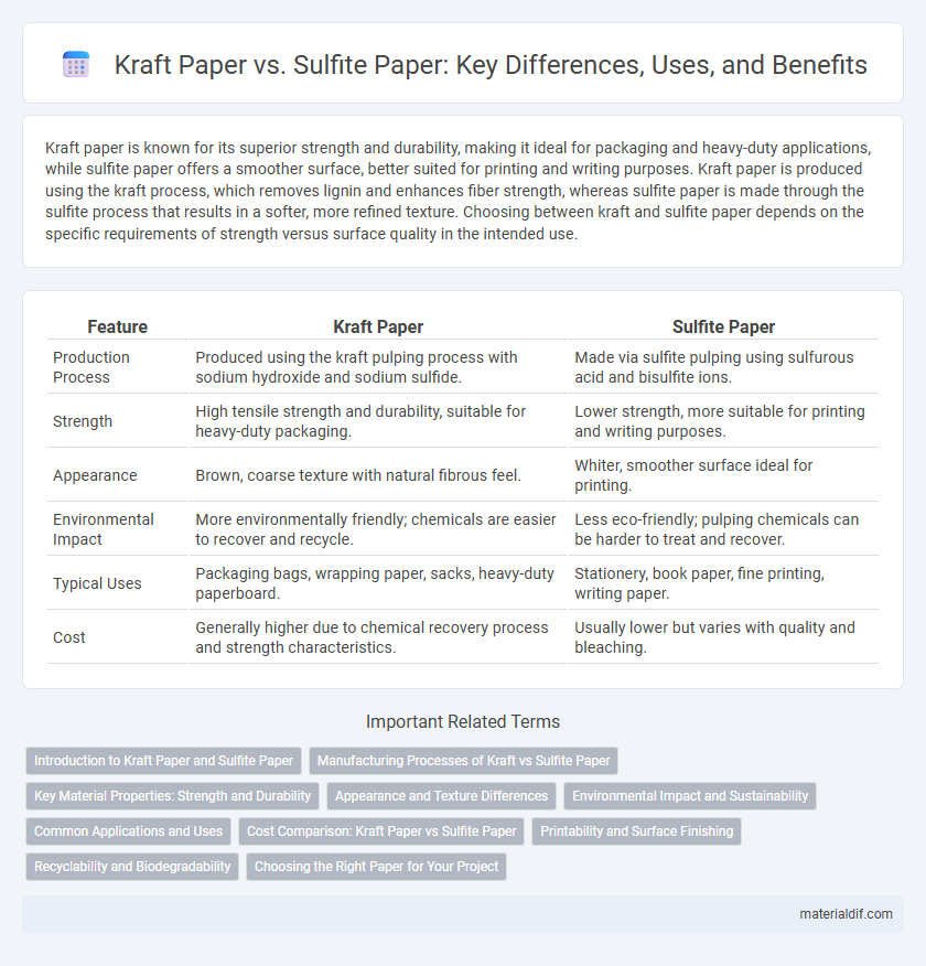 Kraft Paper vs. Sulfite Paper: Key Differences, Uses, and Benefits