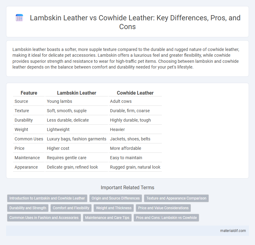 Lambskin Leather vs Cowhide Leather: Key Differences, Pros, and Cons