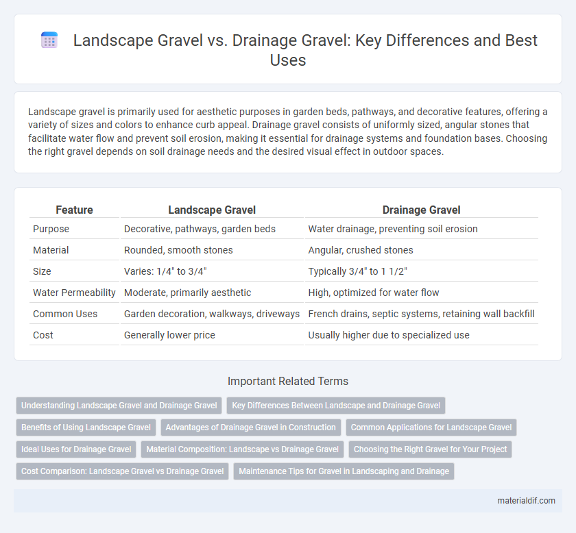 Landscape Gravel vs. Drainage Gravel: Key Differences and Best Uses