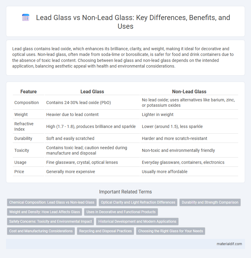 Lead Glass vs Non-Lead Glass: Key Differences, Benefits, and Uses