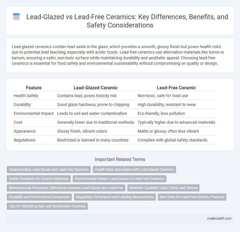 Lead-Glazed vs Lead-Free Ceramics: Key Differences, Benefits, and Safety Considerations