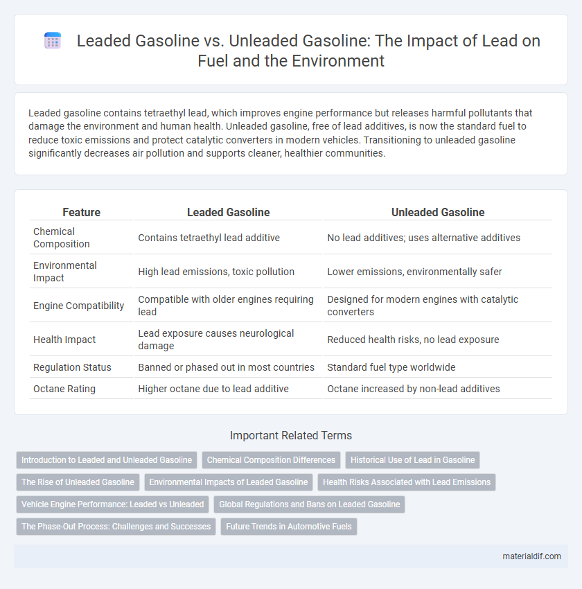 Leaded Gasoline vs. Unleaded Gasoline: The Impact of Lead on Fuel and the Environment