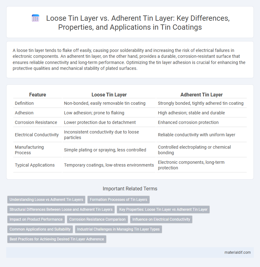 Loose Tin Layer vs. Adherent Tin Layer: Key Differences, Properties, and Applications in Tin Coatings