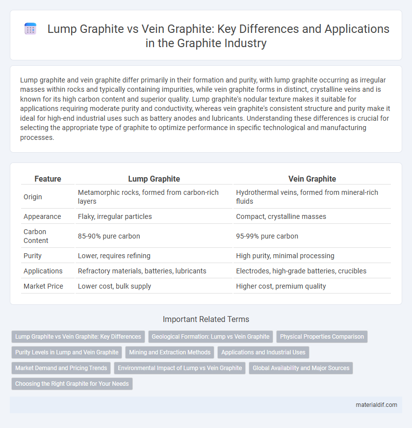 Lump Graphite vs Vein Graphite: Key Differences and Applications in the Graphite Industry