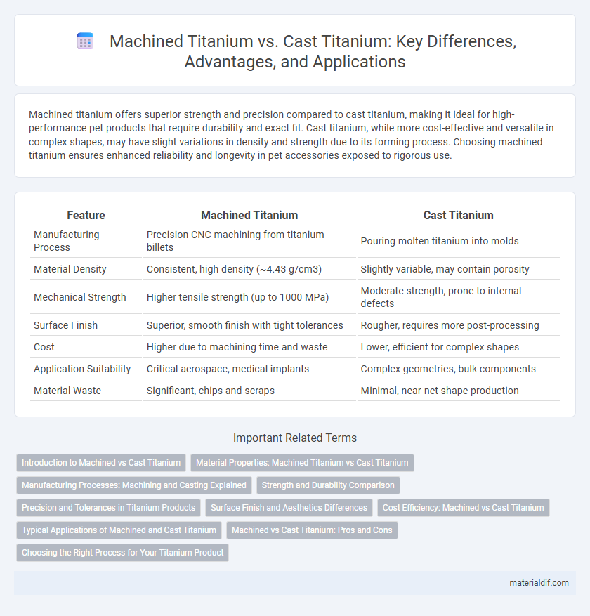 Machined Titanium vs. Cast Titanium: Key Differences, Advantages, and Applications