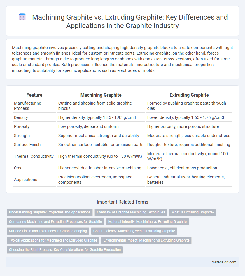 Machining Graphite vs. Extruding Graphite: Key Differences and Applications in the Graphite Industry