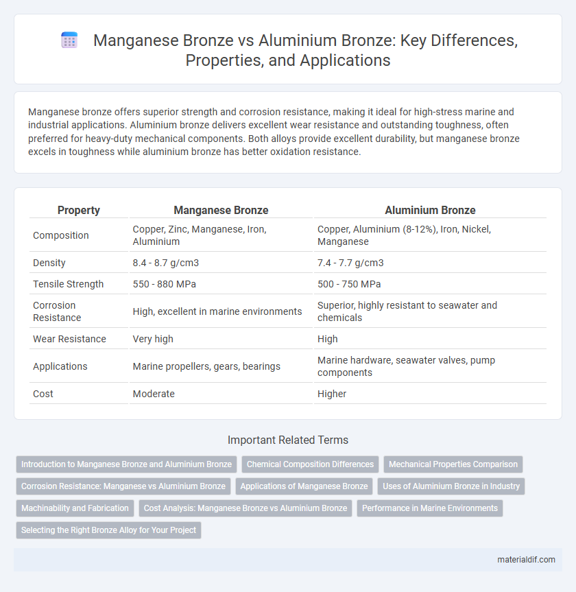 Manganese Bronze vs Aluminium Bronze: Key Differences, Properties, and Applications
