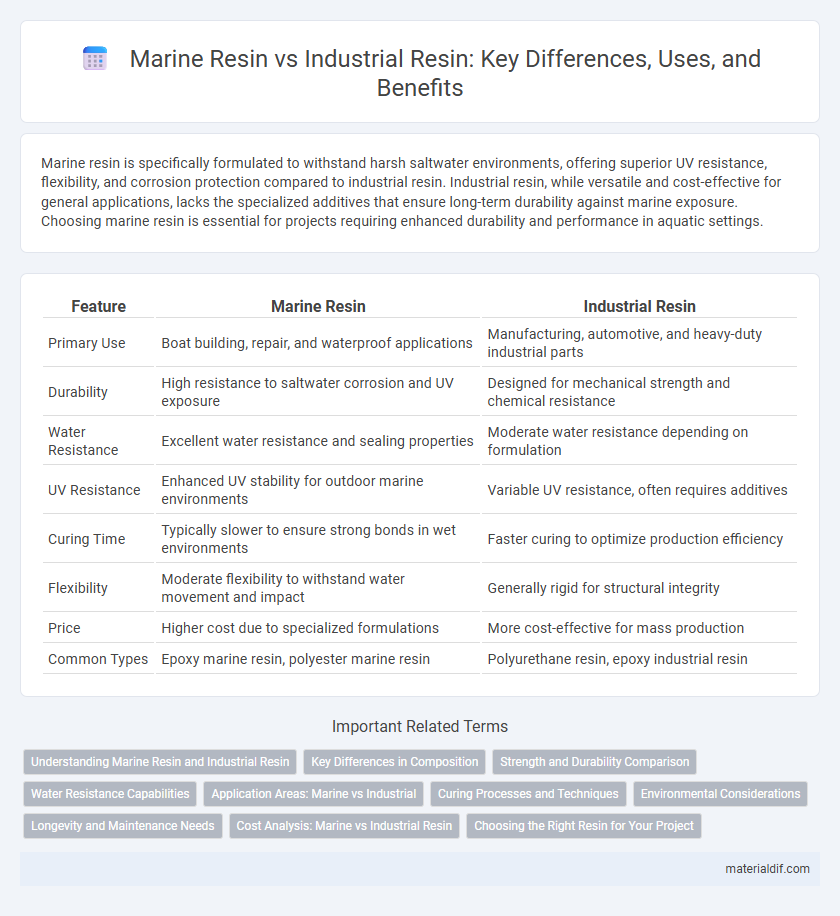 Marine Resin vs Industrial Resin: Key Differences, Uses, and Benefits