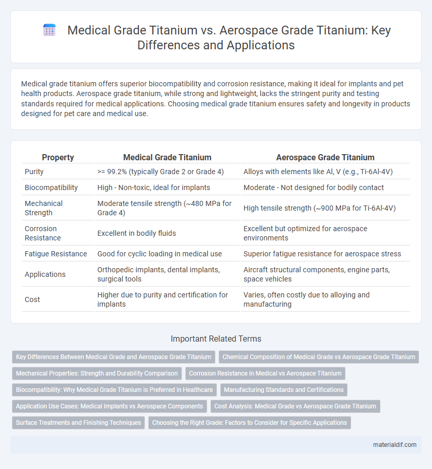 Medical Grade Titanium vs. Aerospace Grade Titanium: Key Differences and Applications