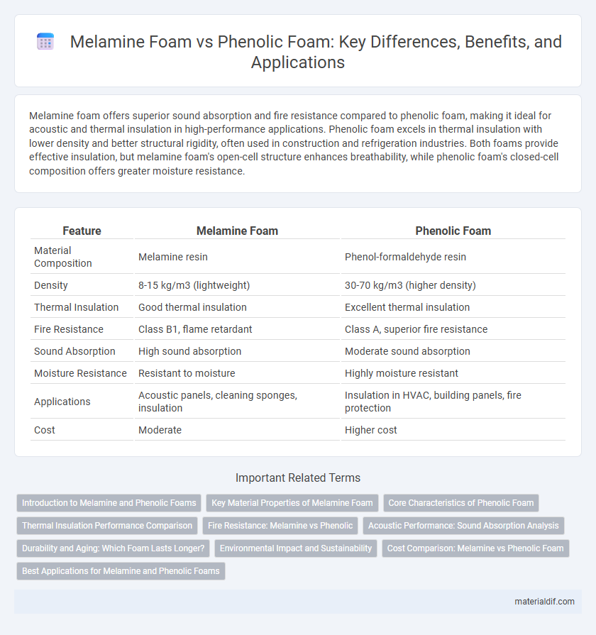 Melamine Foam vs Phenolic Foam: Key Differences, Benefits, and Applications