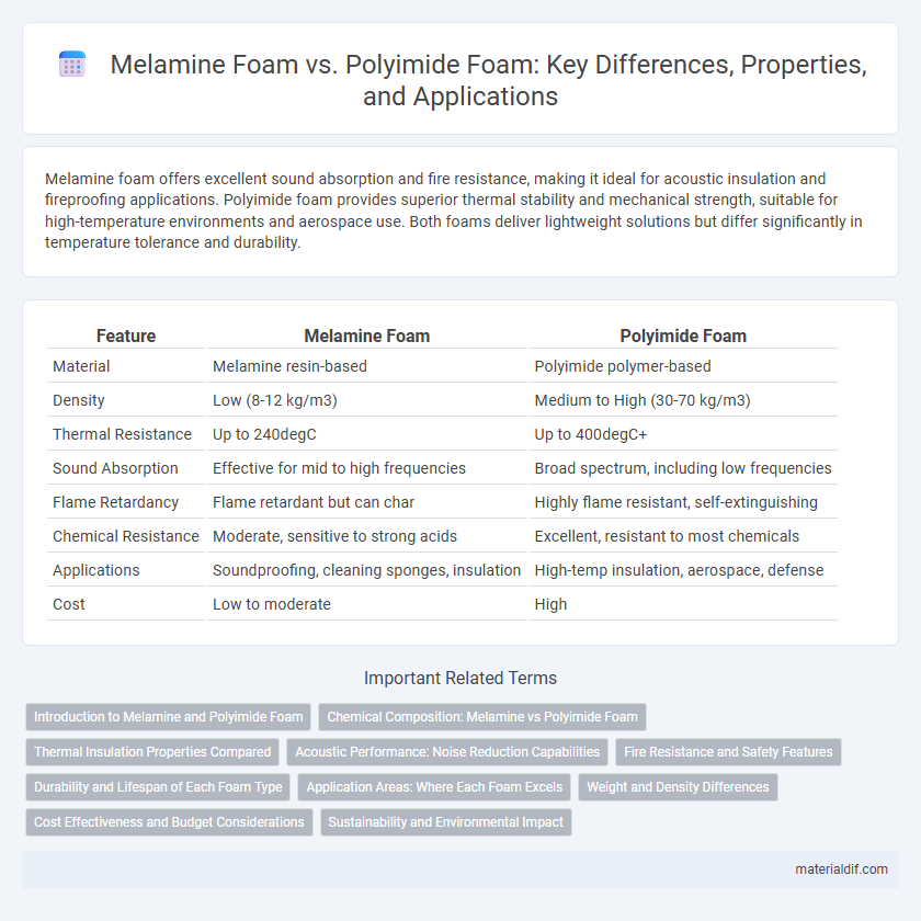 Melamine Foam vs. Polyimide Foam: Key Differences, Properties, and Applications