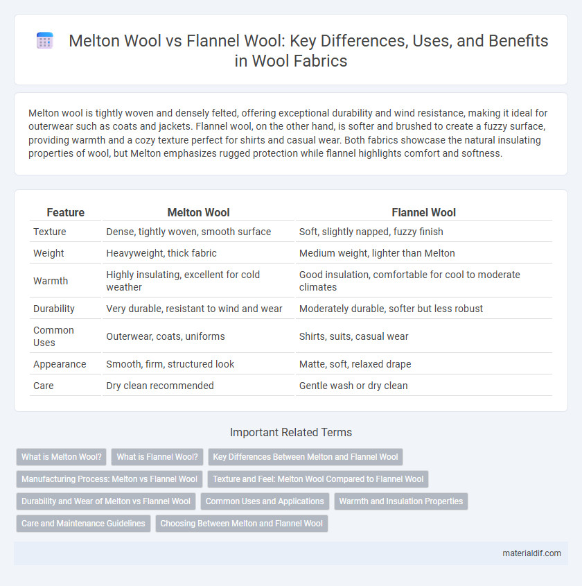 Melton Wool vs Flannel Wool: Key Differences, Uses, and Benefits in Wool Fabrics