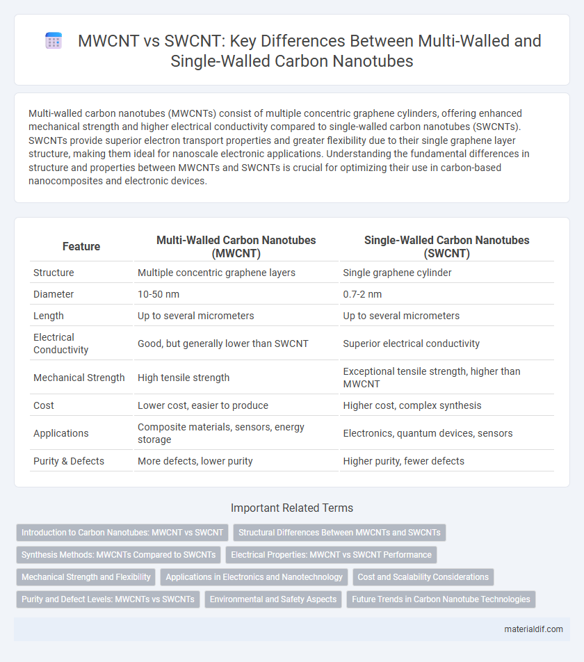 MWCNT vs SWCNT: Key Differences Between Multi-Walled and Single-Walled Carbon Nanotubes