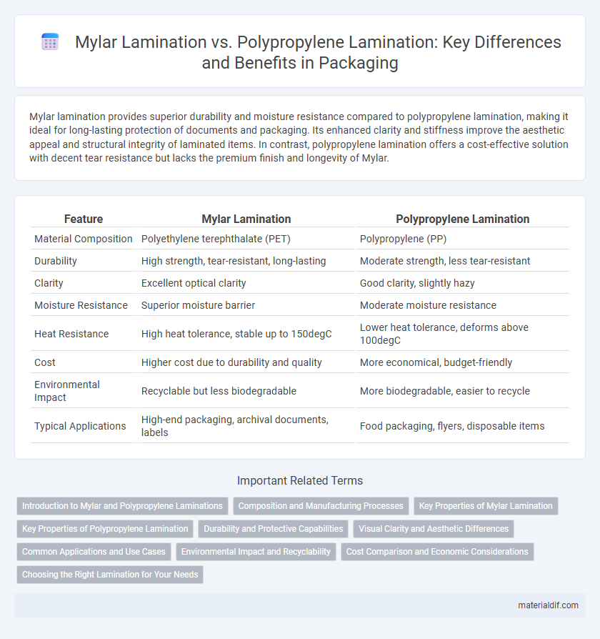 Mylar Lamination vs. Polypropylene Lamination: Key Differences and Benefits in Packaging