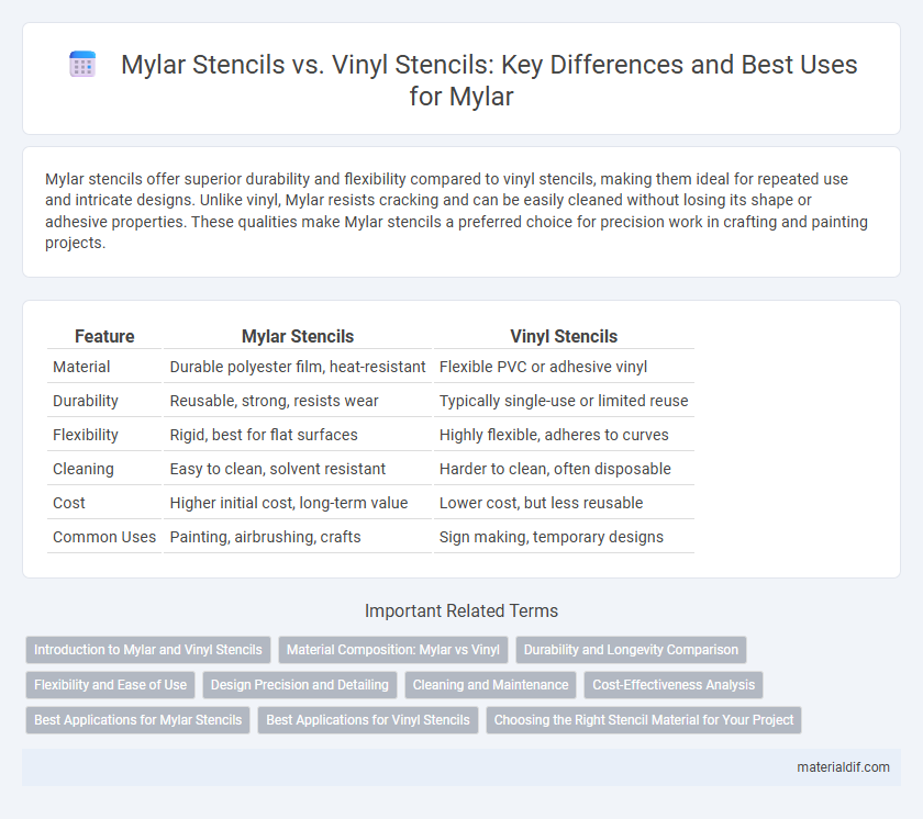 Mylar Stencils vs. Vinyl Stencils: Key Differences and Best Uses for Mylar
