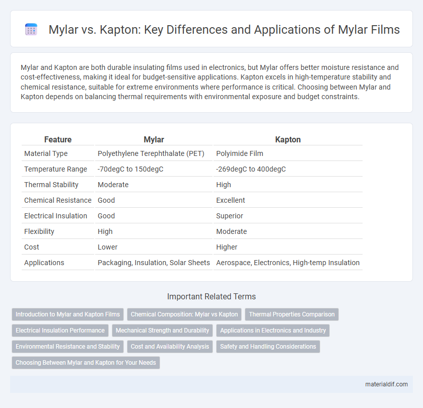 Mylar vs. Kapton: Key Differences and Applications of Mylar Films