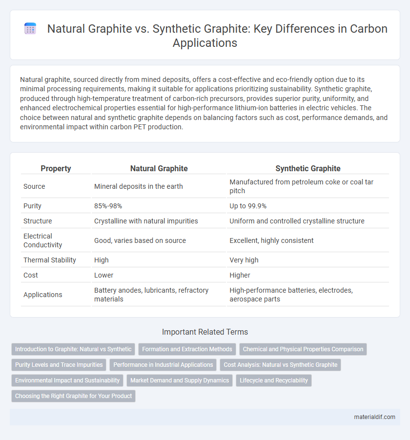 Natural Graphite vs. Synthetic Graphite: Key Differences in Carbon Applications