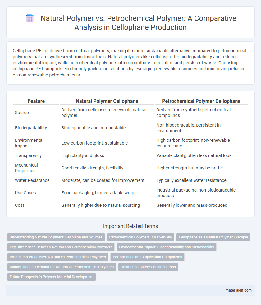 Natural Polymer vs. Petrochemical Polymer: A Comparative Analysis in Cellophane Production