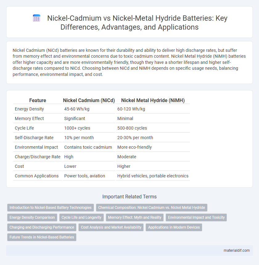 Nickel-Cadmium vs Nickel-Metal Hydride Batteries: Key Differences, Advantages, and Applications