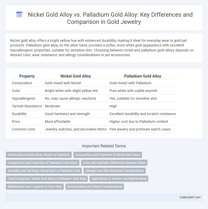 Nickel Gold Alloy vs. Palladium Gold Alloy: Key Differences and Comparison in Gold Jewelry