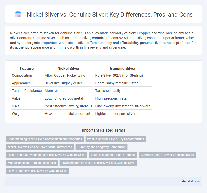 Nickel Silver vs. Genuine Silver: Key Differences, Pros, and Cons