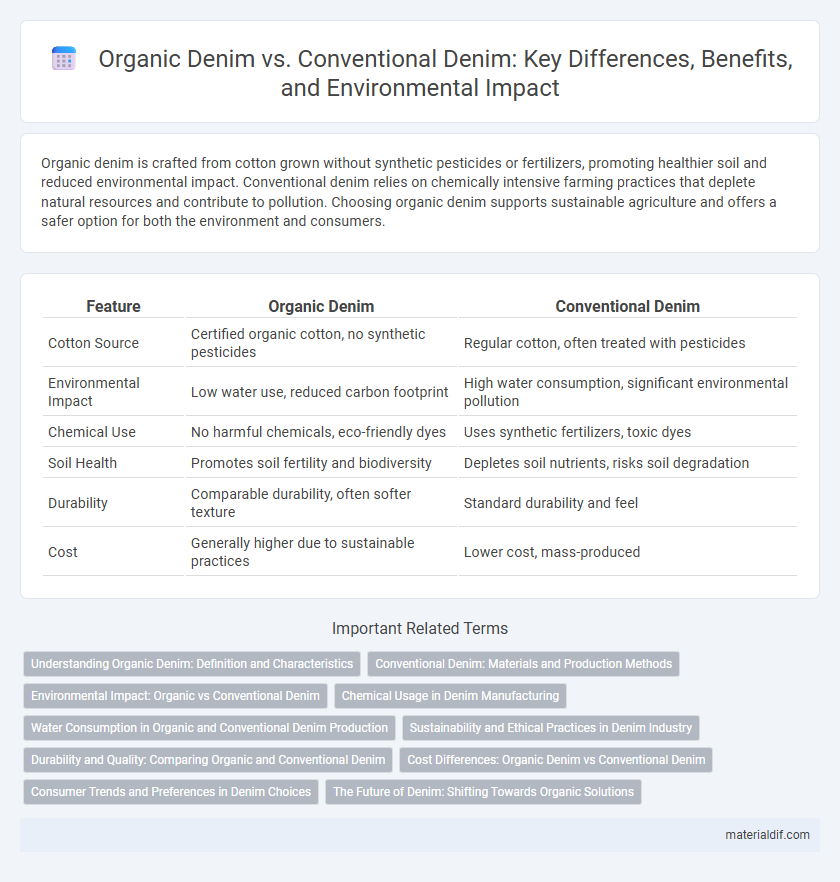 Organic Denim vs. Conventional Denim: Key Differences, Benefits, and Environmental Impact