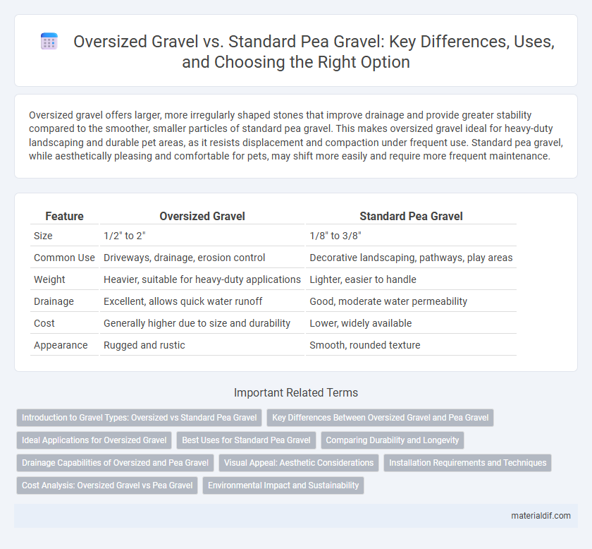 Oversized Gravel vs. Standard Pea Gravel: Key Differences, Uses, and Choosing the Right Option
