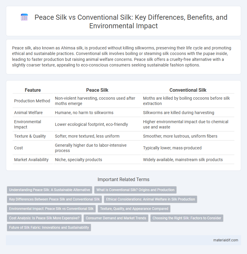 Peace Silk vs Conventional Silk: Key Differences, Benefits, and Environmental Impact
