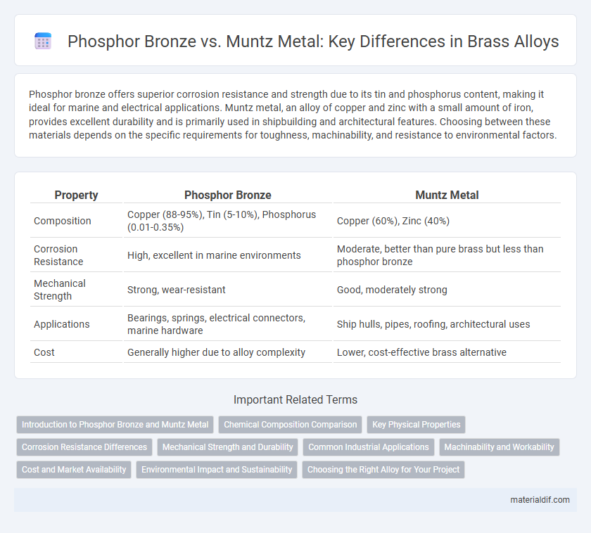 Phosphor Bronze vs. Muntz Metal: Key Differences in Brass Alloys