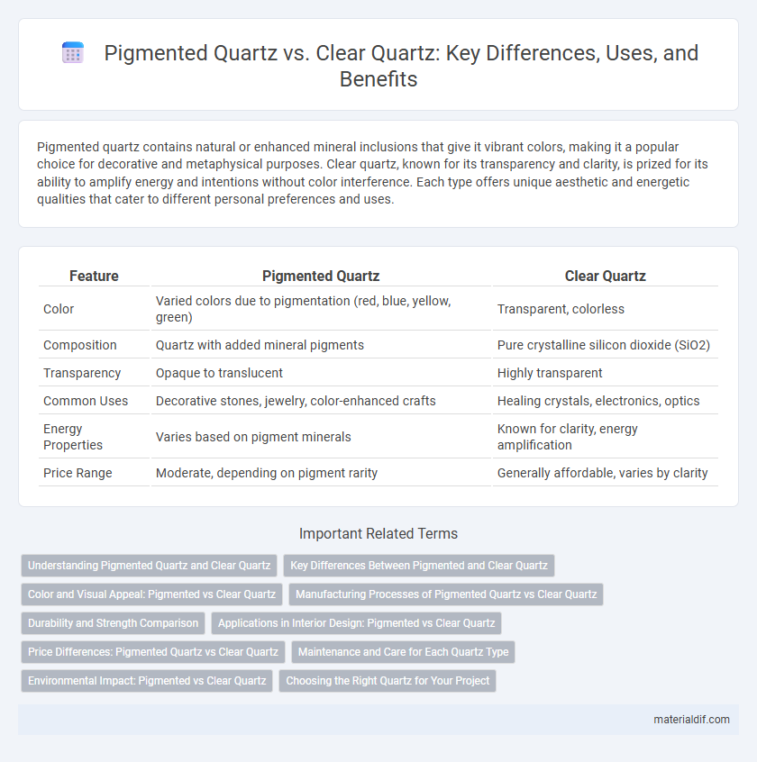 Pigmented Quartz vs. Clear Quartz: Key Differences, Uses, and Benefits