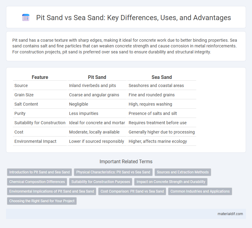 Pit Sand vs Sea Sand: Key Differences, Uses, and Advantages