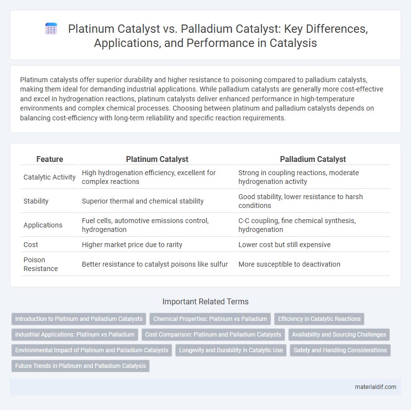 Platinum Catalyst vs. Palladium Catalyst: Key Differences, Applications, and Performance in Catalysis