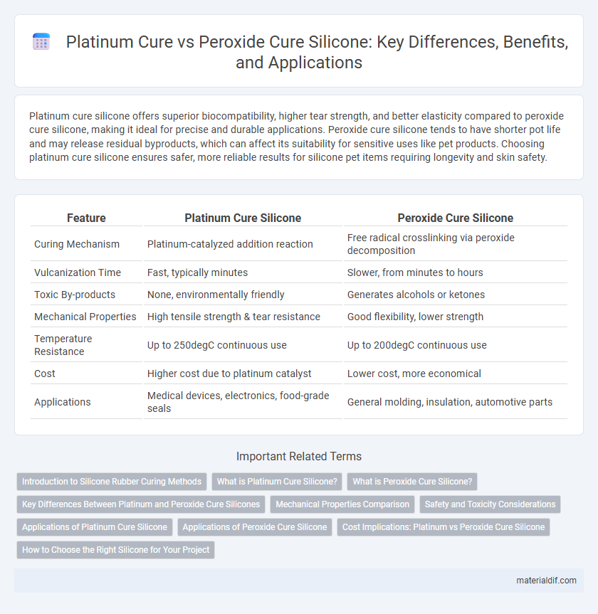 Platinum Cure vs Peroxide Cure Silicone: Key Differences, Benefits, and Applications
