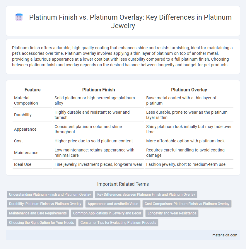 Platinum Finish vs. Platinum Overlay: Key Differences in Platinum Jewelry