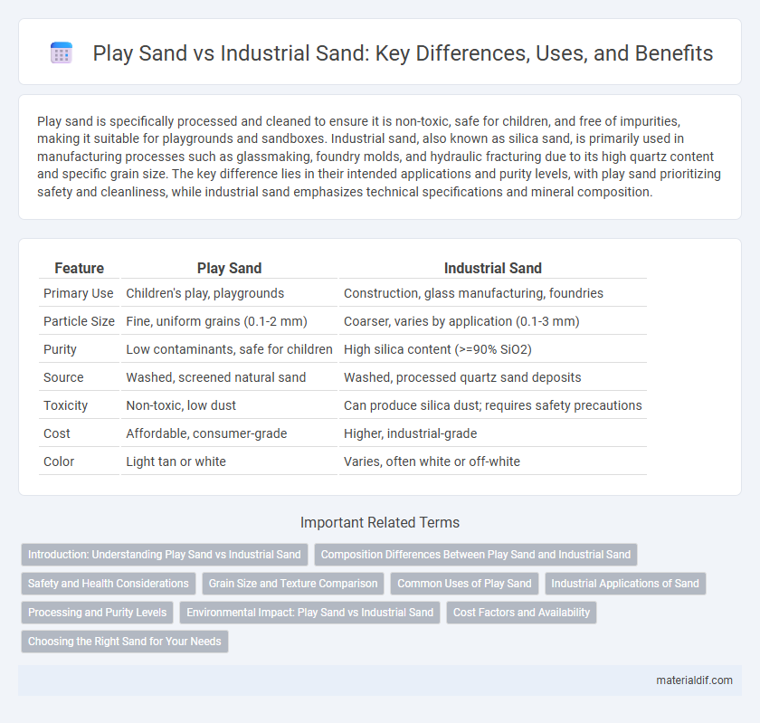 Play Sand vs Industrial Sand: Key Differences, Uses, and Benefits