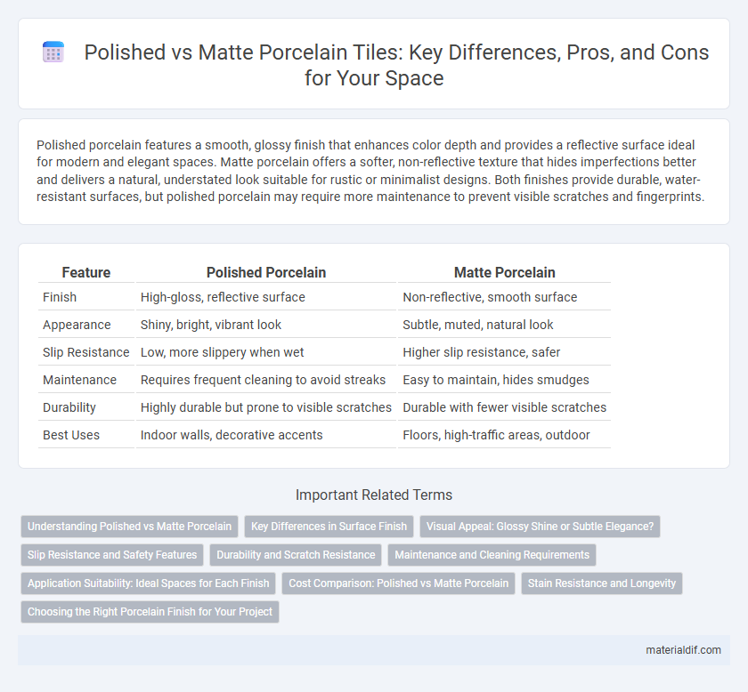 Polished vs Matte Porcelain Tiles: Key Differences, Pros, and Cons for Your Space