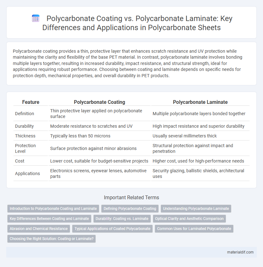 Polycarbonate Coating vs. Polycarbonate Laminate: Key Differences and Applications in Polycarbonate Sheets