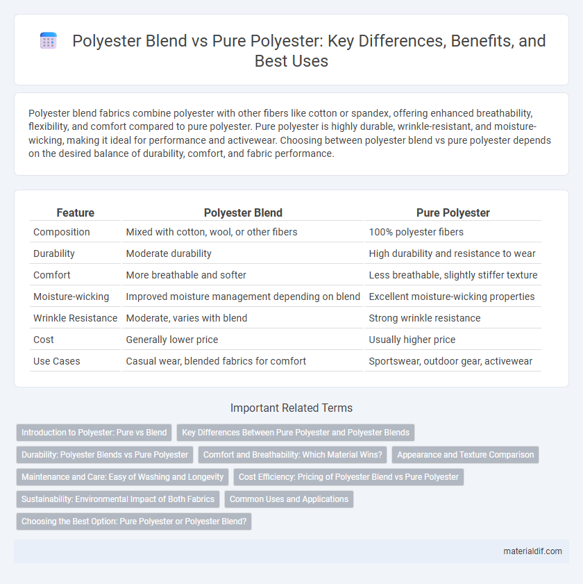 Polyester Blend vs Pure Polyester: Key Differences, Benefits, and Best Uses