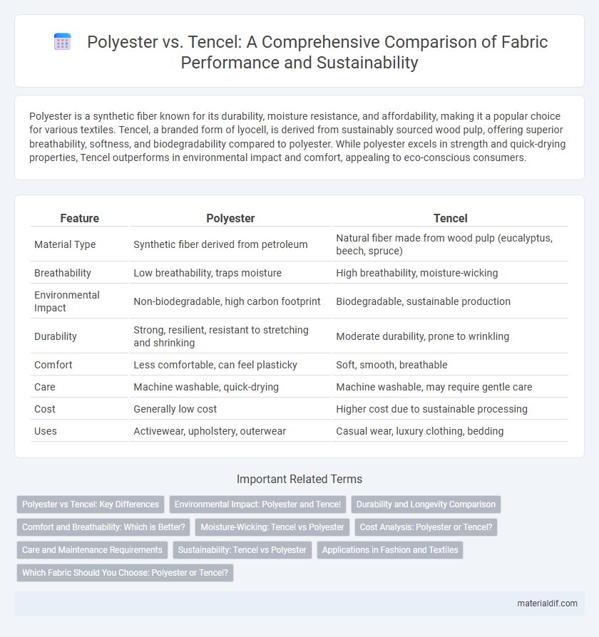 Polyester vs. Tencel: A Comprehensive Comparison of Fabric Performance and Sustainability