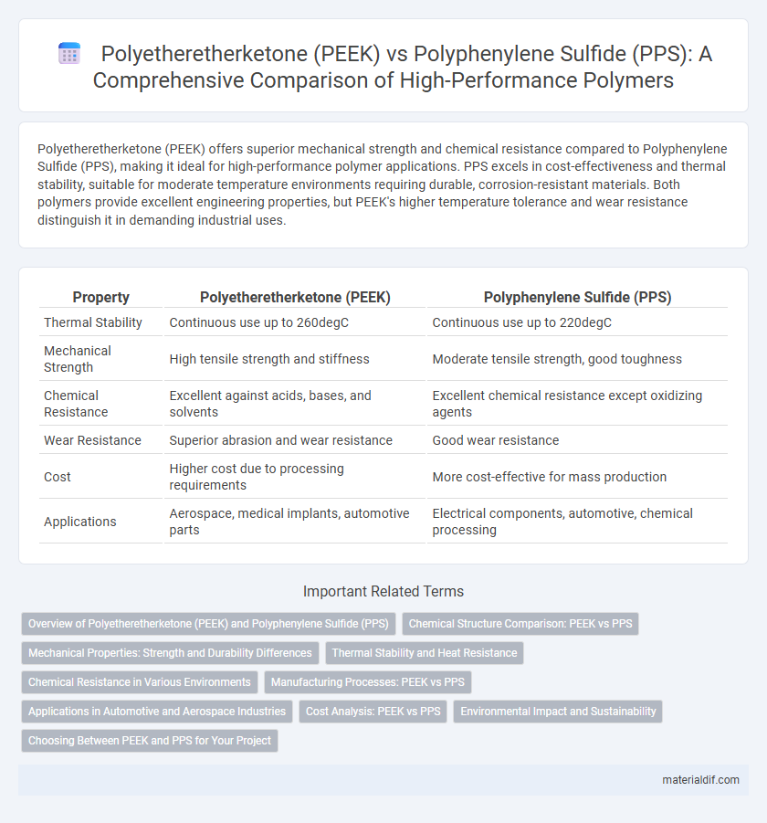 Polyetheretherketone (PEEK) vs Polyphenylene Sulfide (PPS): A Comprehensive Comparison of High-Performance Polymers
