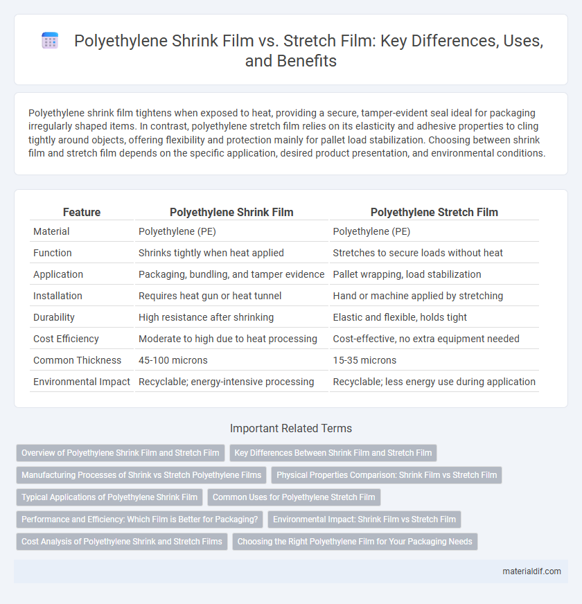 Polyethylene Shrink Film vs. Stretch Film: Key Differences, Uses, and Benefits