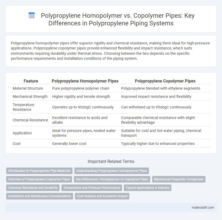 Polypropylene Homopolymer vs. Copolymer Pipes: Key Differences in Polypropylene Piping Systems