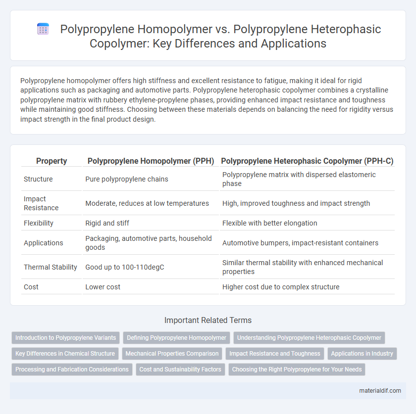 Polypropylene Homopolymer vs. Polypropylene Heterophasic Copolymer: Key Differences and Applications