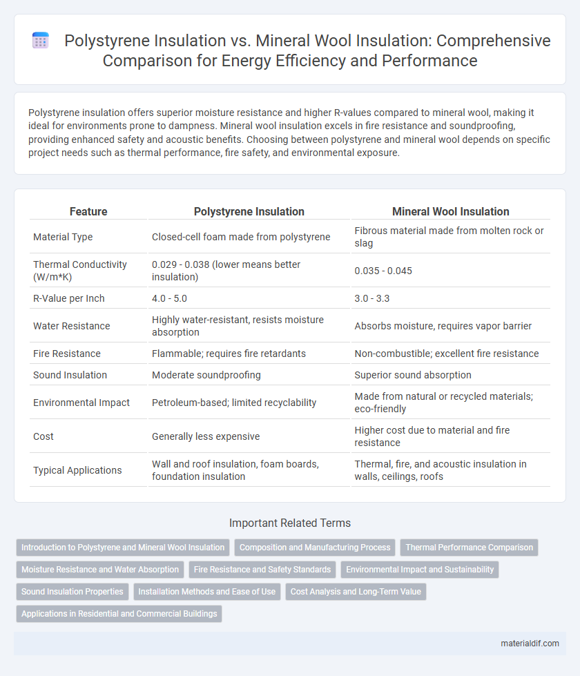 Polystyrene Insulation vs. Mineral Wool Insulation: Comprehensive Comparison for Energy Efficiency and Performance